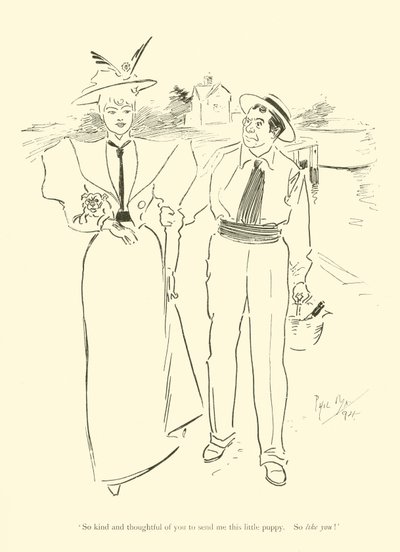 Kreslený film od Phila Maye z 90. let 19. století (litho) od Phil May