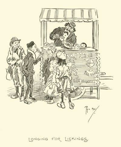 Ilustrace pro Phila Mayse Gutter-Snipese od Phil May
