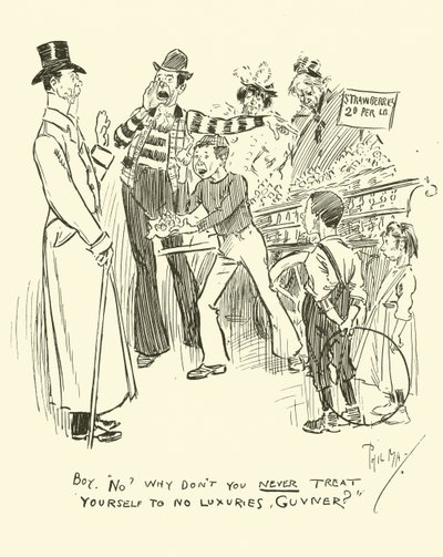 Ilustrace pro Phila Mayse Gutter-Snipese od Phil May