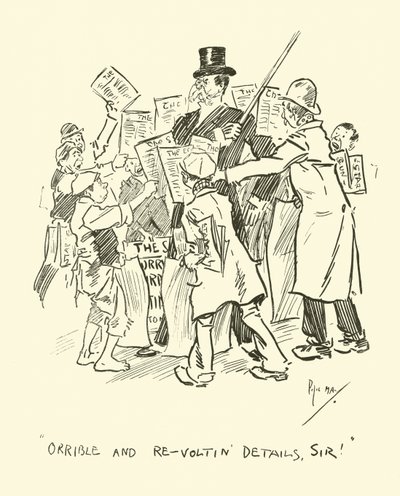 Ilustrace pro Phila Mayse Gutter-Snipese od Phil May