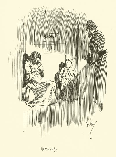 Ilustrace pro Phila Mayse Gutter-Snipese od Phil May