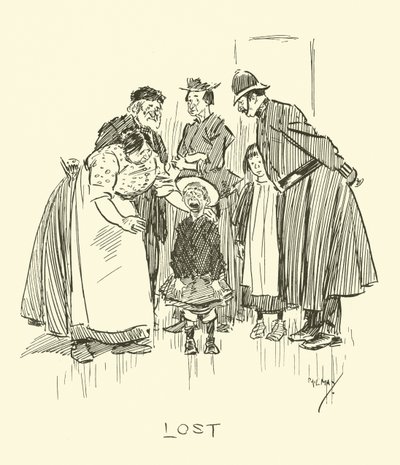 Ilustrace pro Phila Mayse Gutter-Snipese od Phil May
