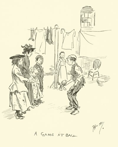 Ilustrace pro Phila Mayse Gutter-Snipese od Phil May