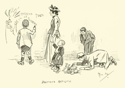 Ilustrace pro Phila Mayse Gutter-Snipese od Phil May