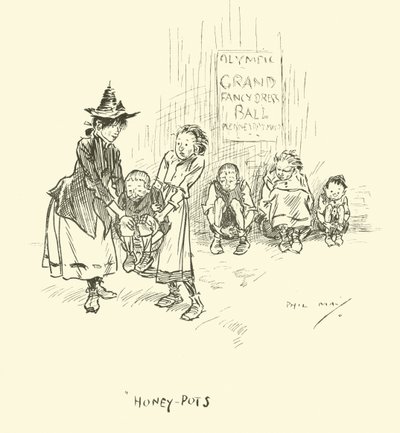 Ilustrace pro Phila Mayse Gutter-Snipese od Phil May