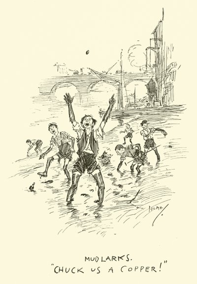 Ilustrace pro Phila Mayse Gutter-Snipese od Phil May