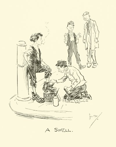 Ilustrace pro Phila Mayse Gutter-Snipese od Phil May