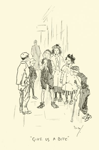 Ilustrace pro Phila Mayse Gutter-Snipese od Phil May