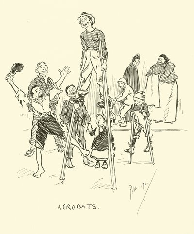 Ilustrace pro Phila Mayse Gutter-Snipese od Phil May