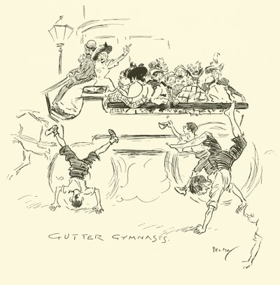 Ilustrace pro Phila Mayse Gutter-Snipese od Phil May