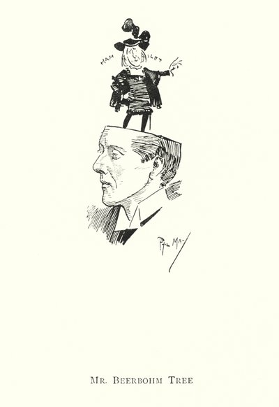 Mr Beerbohm Tree (litho) od Phil May