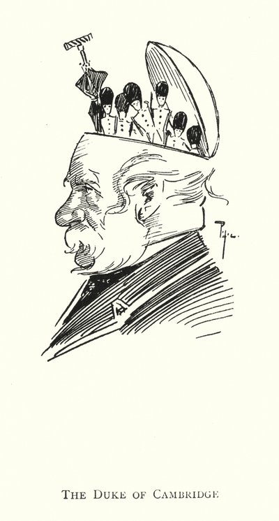 vévoda z Cambridge (litho) od Phil May