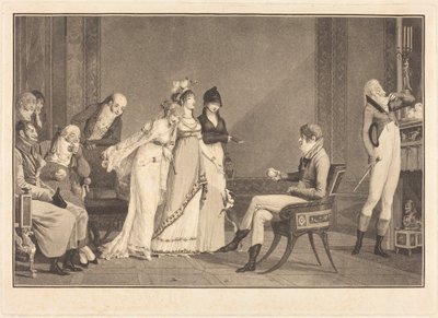 Pomeranč neboli moderní Paridův soud od Philibert-Louis Debucourt