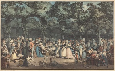 Veřejná promenáda od Philibert-Louis Debucourt