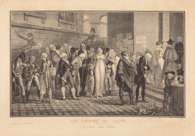 Ranní dostihy aneb dveře boháče od Philibert-Louis Debucourt