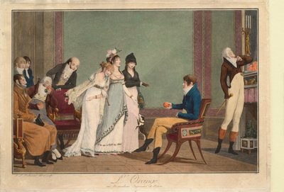 Pomeranč aneb Moderní Paridův soud od Philibert-Louis Debucourt
