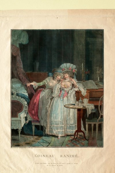 Oživený pták od Philibert-Louis Debucourt