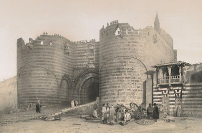 Brána Saladinovy citadely od Philibert Joseph Girault de Prangey