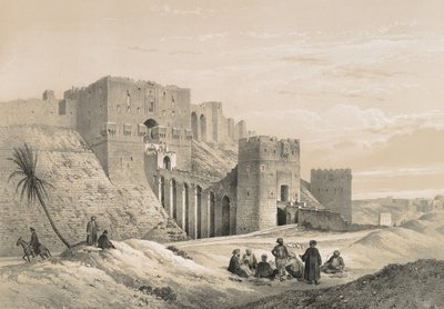 Citadela v Aleppu od Philibert Joseph Girault de Prangey