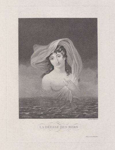 Bohyně moří, 1775-1832. od Philibert Louis Debucourt