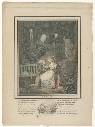 Růže, 1788 od Philibert Louis Debucourt