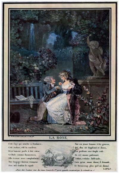 La Rose, 1788 1931. od Philibert Louis Debucourt