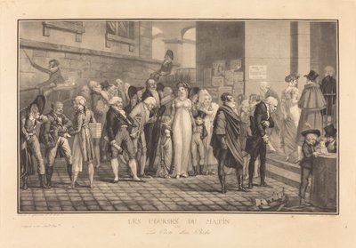 Ranní závody aneb Brána bohatých od Philibert Louis Debucourt