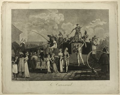 Karneval od Philibert Louis Debucourt