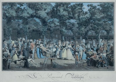 Veřejná promenáda od Philibert Louis Debucourt