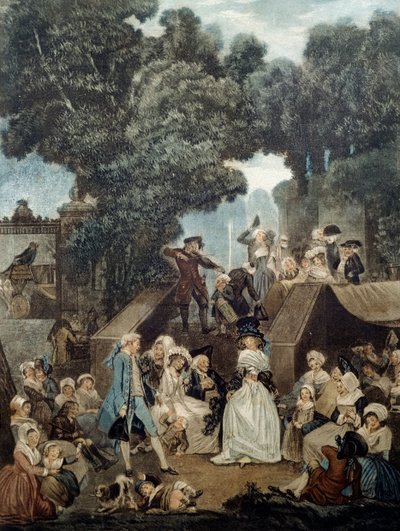 Svatba na zámku od Philibert Louis Debucourt