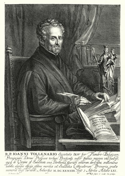 Jan de Toolenaere, vlámský jezuita (rytina) od Philip (after) Fruytiers