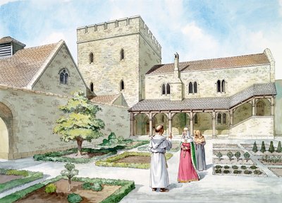 Hrad Helmsley, Severní Yorkshire, 14. století c1990-2010 od Philip Corke