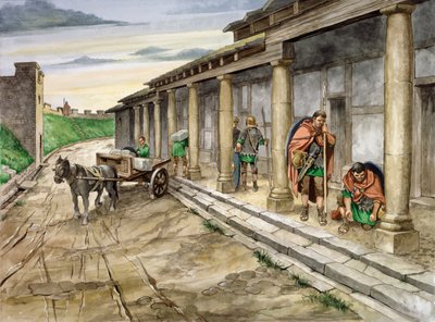 Housesteads Roman Fort, 2. století, c1990-2010 od Philip Corke