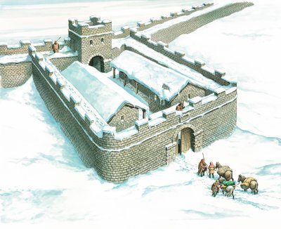 Winshields Milecastle, Hadriánův val, Northumberland, 2007. od Philip Corke