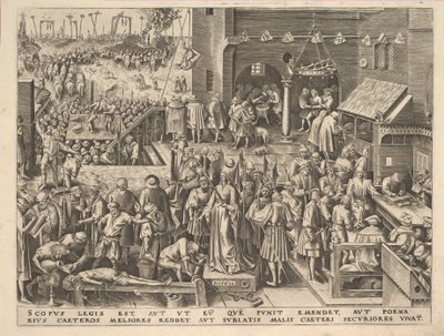 Justice Justicia z The Virtues, ca. 1559-60. od Philip Galle