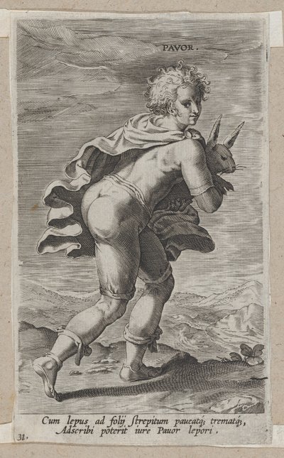 Pavor, z Prosopographia, ca. 1585-90., ca. 1585-90. od Philip Galle