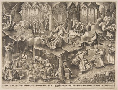 Podobenství o moudrých a hloupých pannách, ca. 1560-63. od Philip Galle