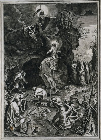 Vzkříšení Krista, c. 1562. od Philip Galle