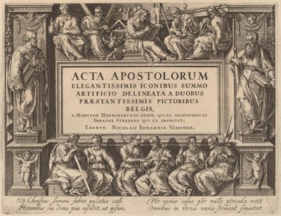 Titulní strana od Philip Galle after Maerten van Heemskerck after Jan van der Straet