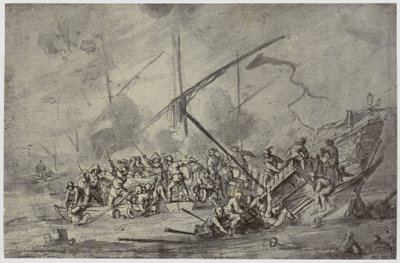 Della Bella, Boj na moři od Philip Henry Delamotte