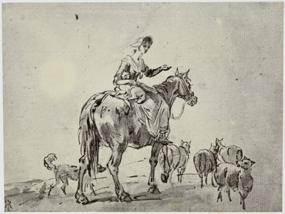 Gilpin, Pastýřka od Philip Henry Delamotte