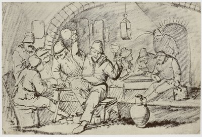 Hemskirk [Van Heemskerck?], Boors Carousing od Philip Henry Delamotte