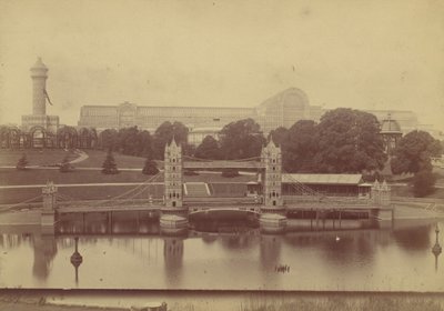 Pokrok křišťálového paláce v Sydenhamu, 1854. od Philip Henry Delamotte