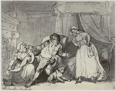 Thomas Rowlandson, Opilý manžel od Philip Henry Delamotte
