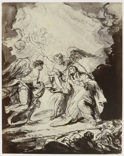 Van Dyck [Vandyke], Agónie v zahradě od Philip Henry Delamotte
