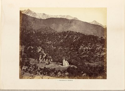 Kostel Dhurmsala od Philip Henry Egerton
