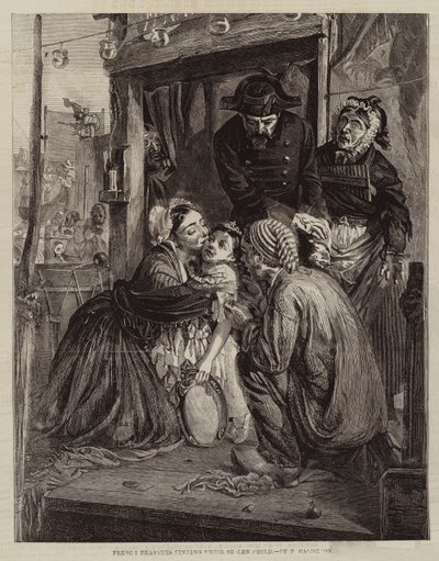 Francouzští rolníci nacházejí své ukradené dítě od Philip Hermogenes Calderon