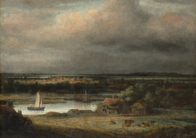Wide River Landscape, ca. 1648-49. od Philip Koninck