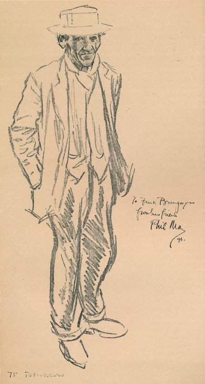 Autoportrét Phila Maye, 1896, 1903 od Philip William May