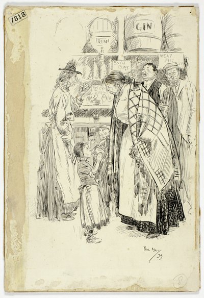 London East End: Skica v East End Gin Shopu od Philip William May